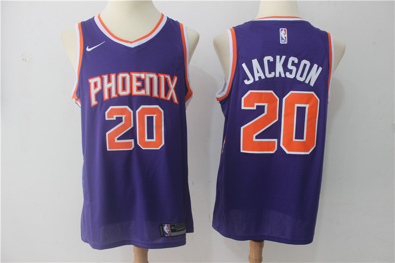 Men Phoenix Suns 20 Jackson Purple Game Nike NBA Jerseys